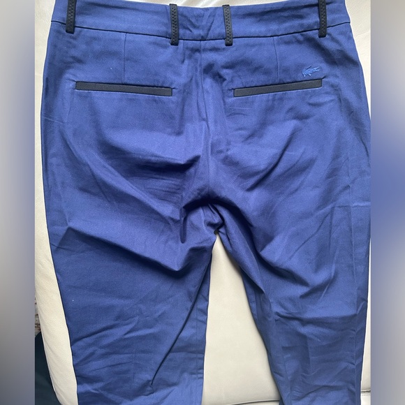 Lacoste cotton chino trouser pants - Picture 2 of 11